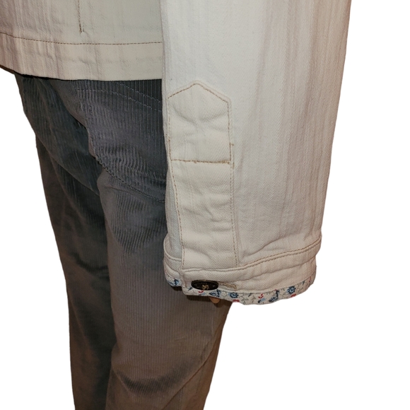 Tommy Jeans White Denim Jacket Size Large - Picture 9 of 11
